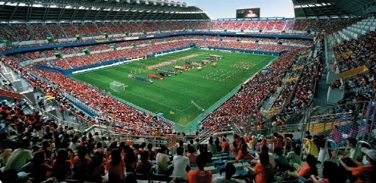제 6회 지구촌평화문화연합 대전월드컵 경기장 2002년 8월
